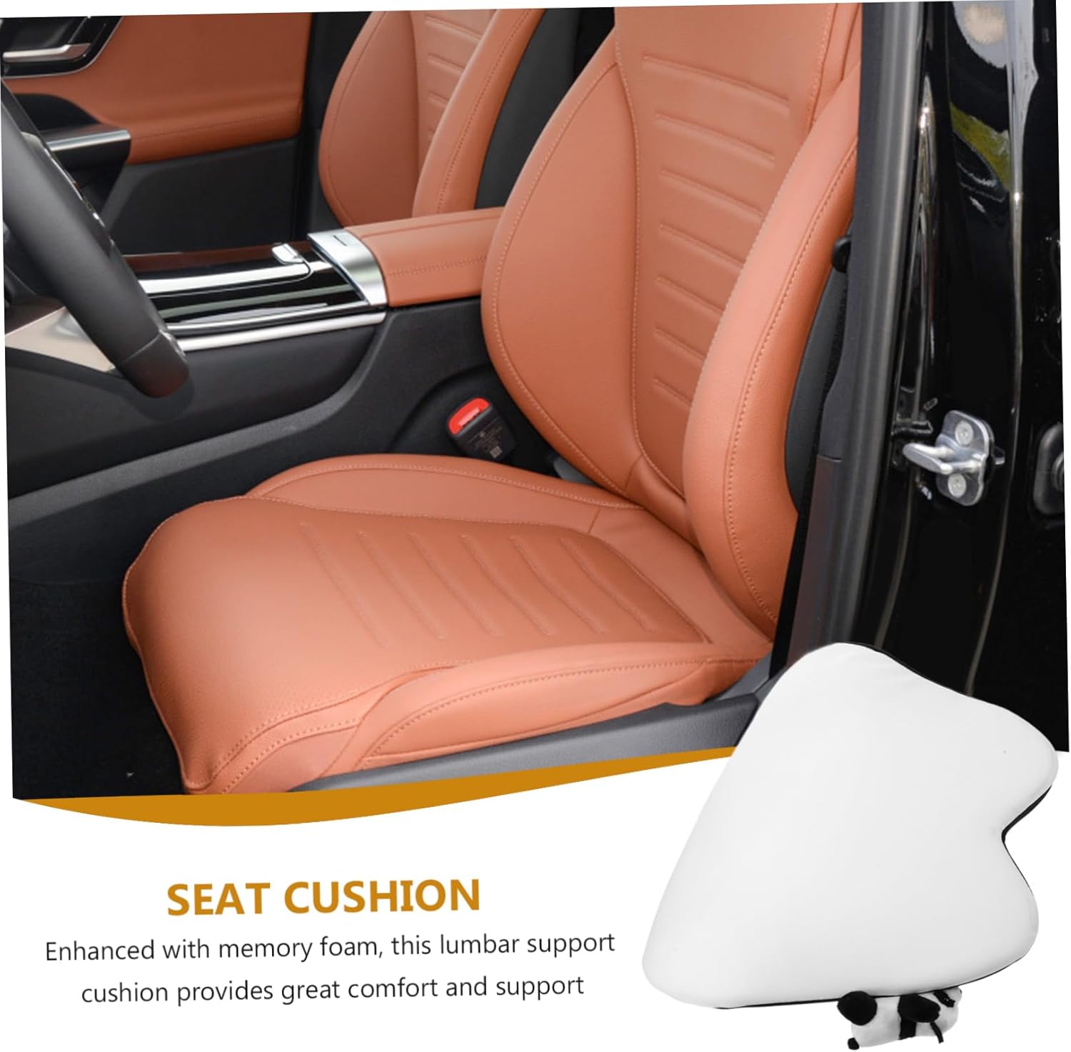 Gatuida Lumbar Pillow for Couch Office Chair Back Pillow Memory Foam Car Breathable