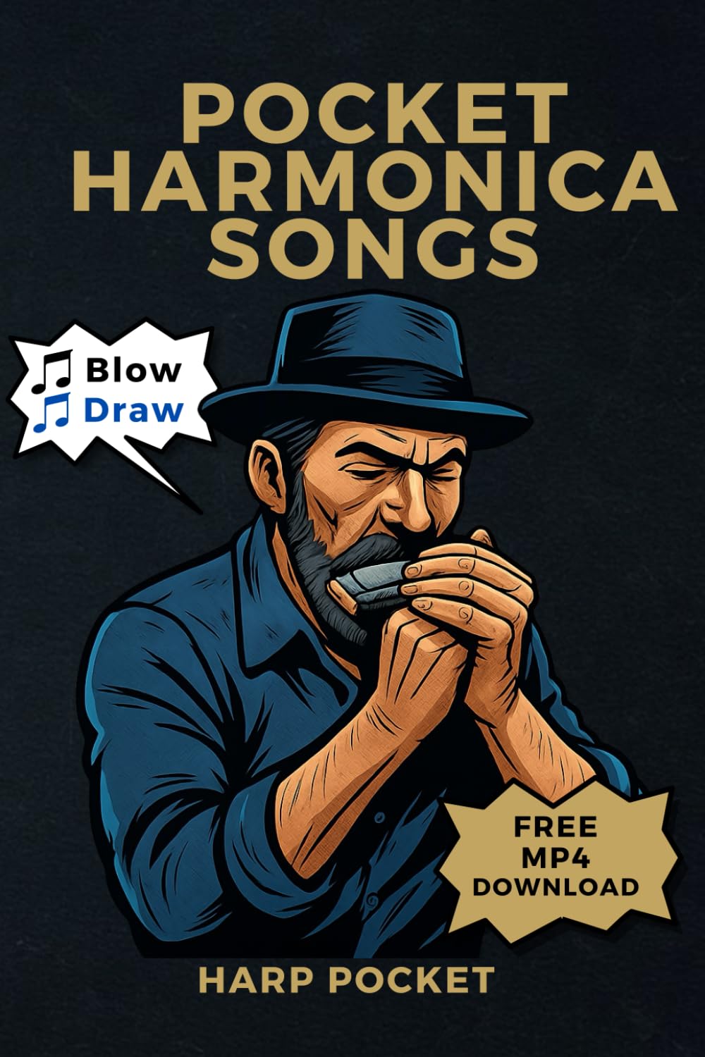 Pocket Harmonica Songs: Melodies and songs for diatonic harmonica C to take with you everywhere note -free