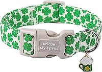 Vista 48 de Unique style paws - Collar para perro, hebilla de metal, diseño de hojas de plátano pintadas, regalo duradero, lindo, para perros pequeños, medianos