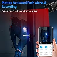 Vista 3 de Cámara oculta, cámara espía WiFi 1080P, con visión nocturna y detección de movimiento, cámara de seguridad inalámbrica para mascotas, bebéniñera