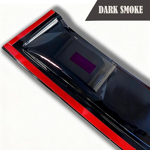 Vista 6 de Viseras laterales con cinta para ventana lateral, protectores de lluvia, deflectores de ventilación, para Nissan Altima 2019-2024, deflector