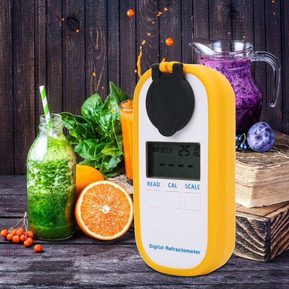 DR401 Pantalla digital Jugo de vino Concentración de azúcar de fruta TDS/Medidor Probador Refractómetro