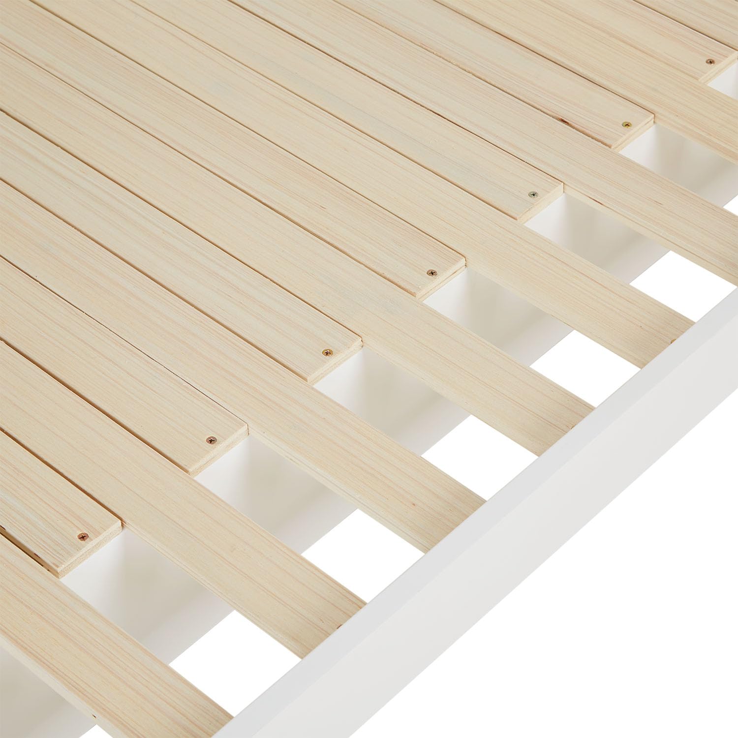 Homestyle4u Hausbett 90x200 Weiß - Montessori Bett Kinderbett Ausziehbar | Bodenbett aus Kiefer Massivholz mit Lattenrost, Gästebett für das Kinderzimmer, Kinder Bett mit Bettgestell in Weiß