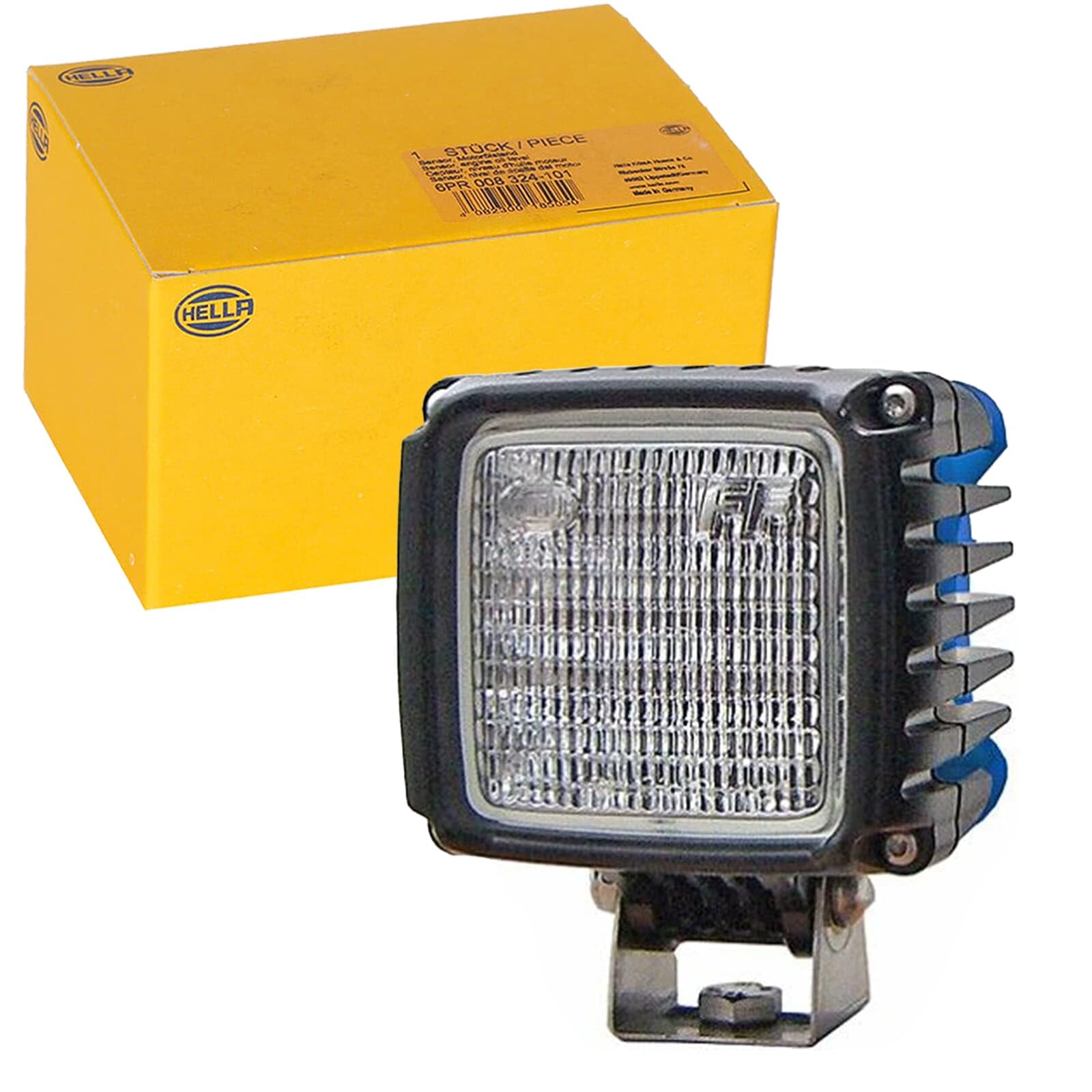 HELLA 1GA 996 192-011 LED-Worklight - Power Beam 3000 - 24/12V - 3000lm - mounting/Bolted - Vertical/Swivelling Mounting Bracket - Long-range illumination - Cable: 2000mm - Plug: open cable ends