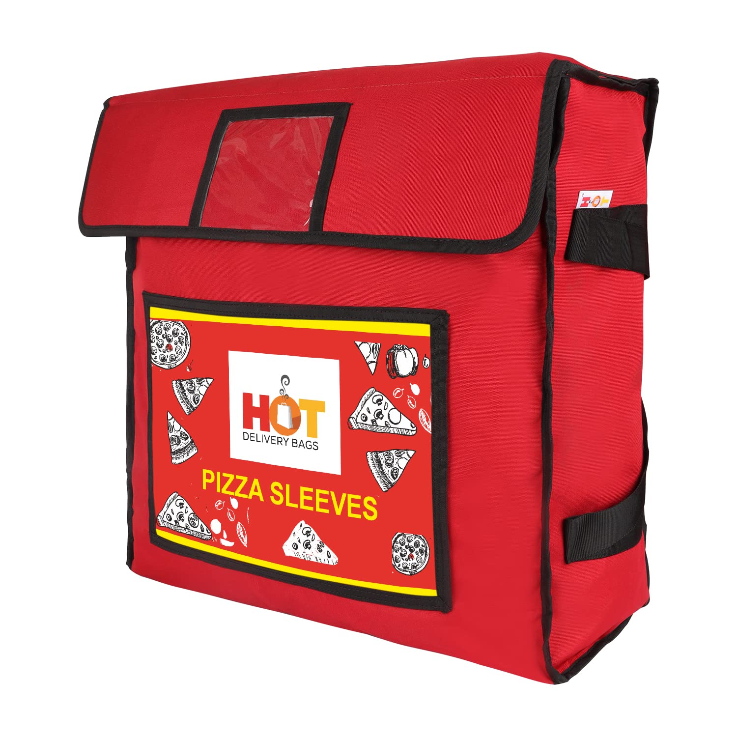 HOT DELIVERY BAG Foldable 15 Inch Pizza Bike Delivery Bag - Black (OS) | 22 liters (15 X 15 X 08 inch) |Can Keep Meals hot or cold for 120 minutes, (HHDB-15) (B08PJ55ZG4) Amazon Price History, Amazon Price Tracker