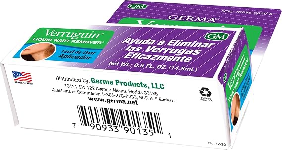 Germa Verruguin Wart Remover 0.5 OZ - Pack of 1