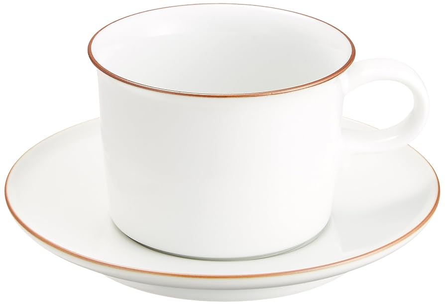 Amazon.com: Hakusan Toki ONEST Coffee Cup & Saucer, White