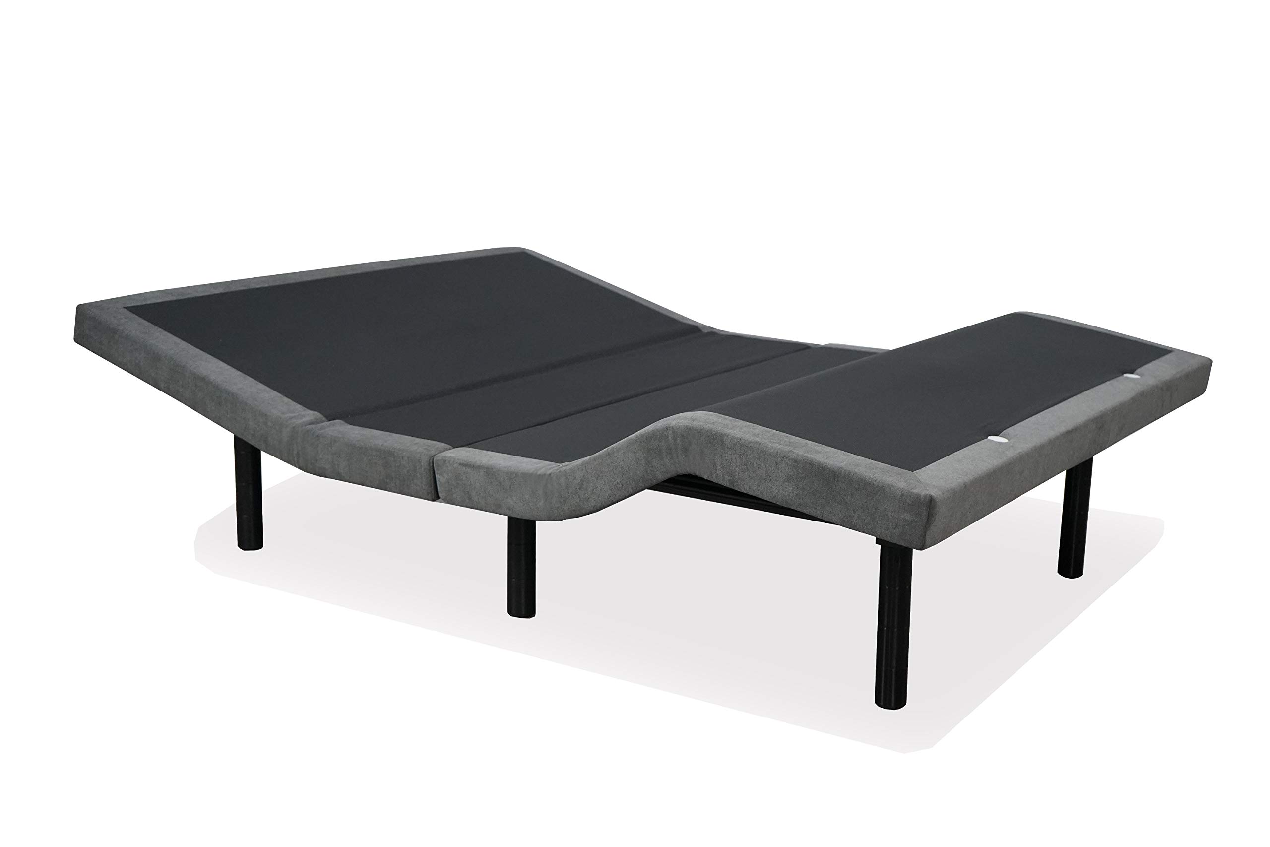 Queen iDealBed 5i Custom Adjustable Bed Base, Wall Hugger, Massage
