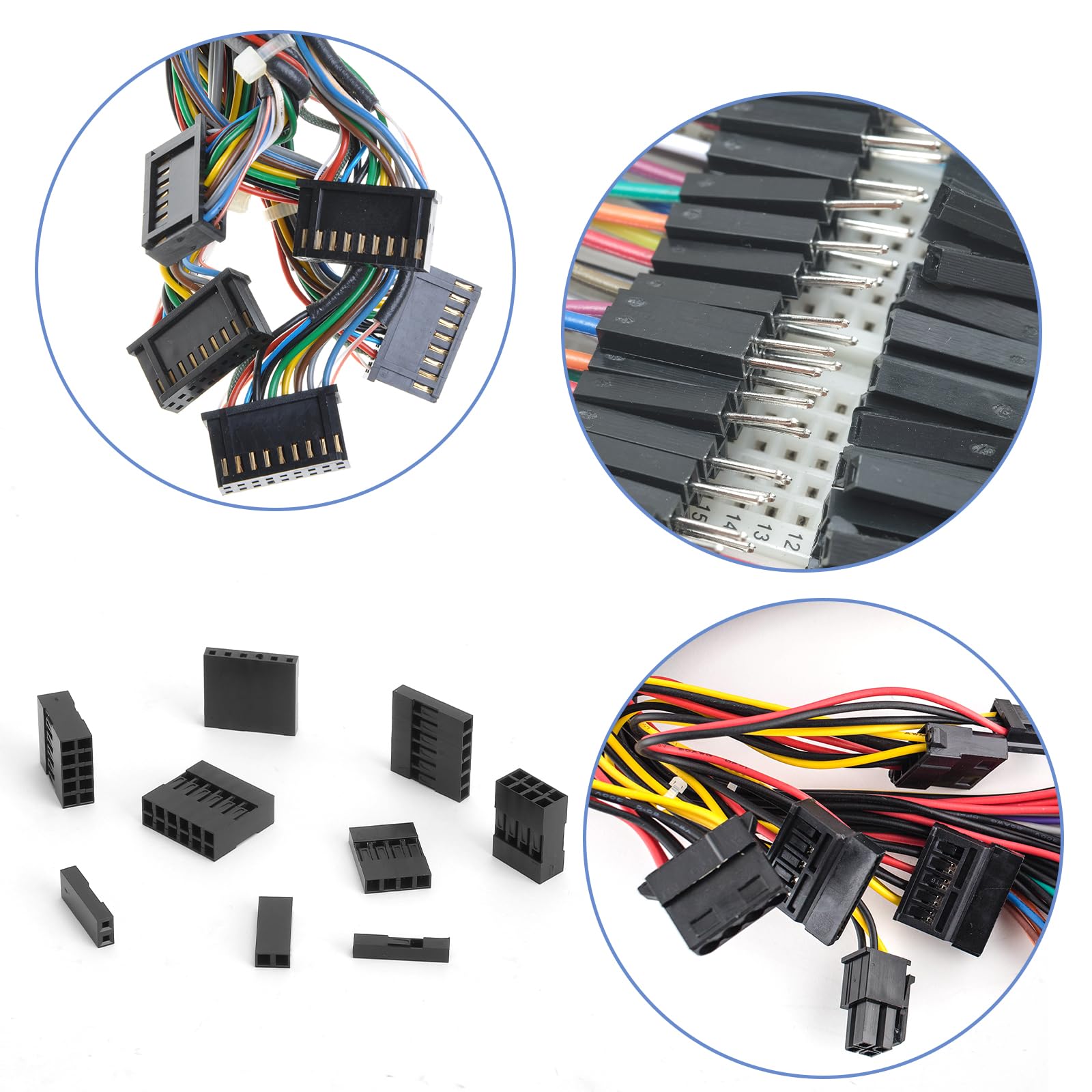 Kit Connettori Dupont 620pcs M/F 2,54mm 1-6 Pin JST per Arduino Raspberry Pi