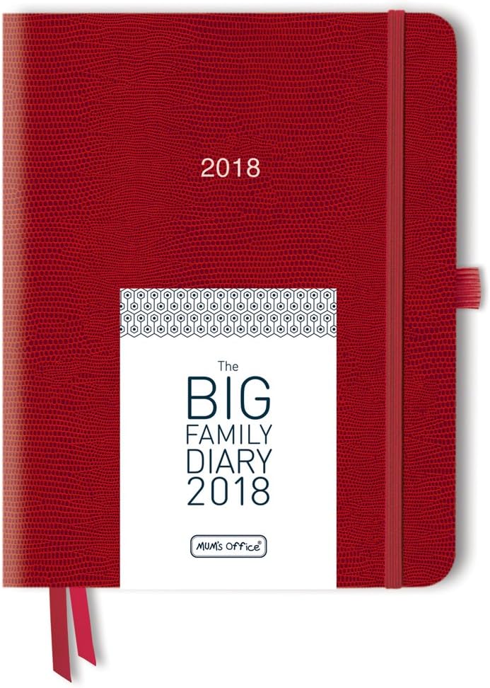 The BIG Family Diary 2018 (Ruby Red)