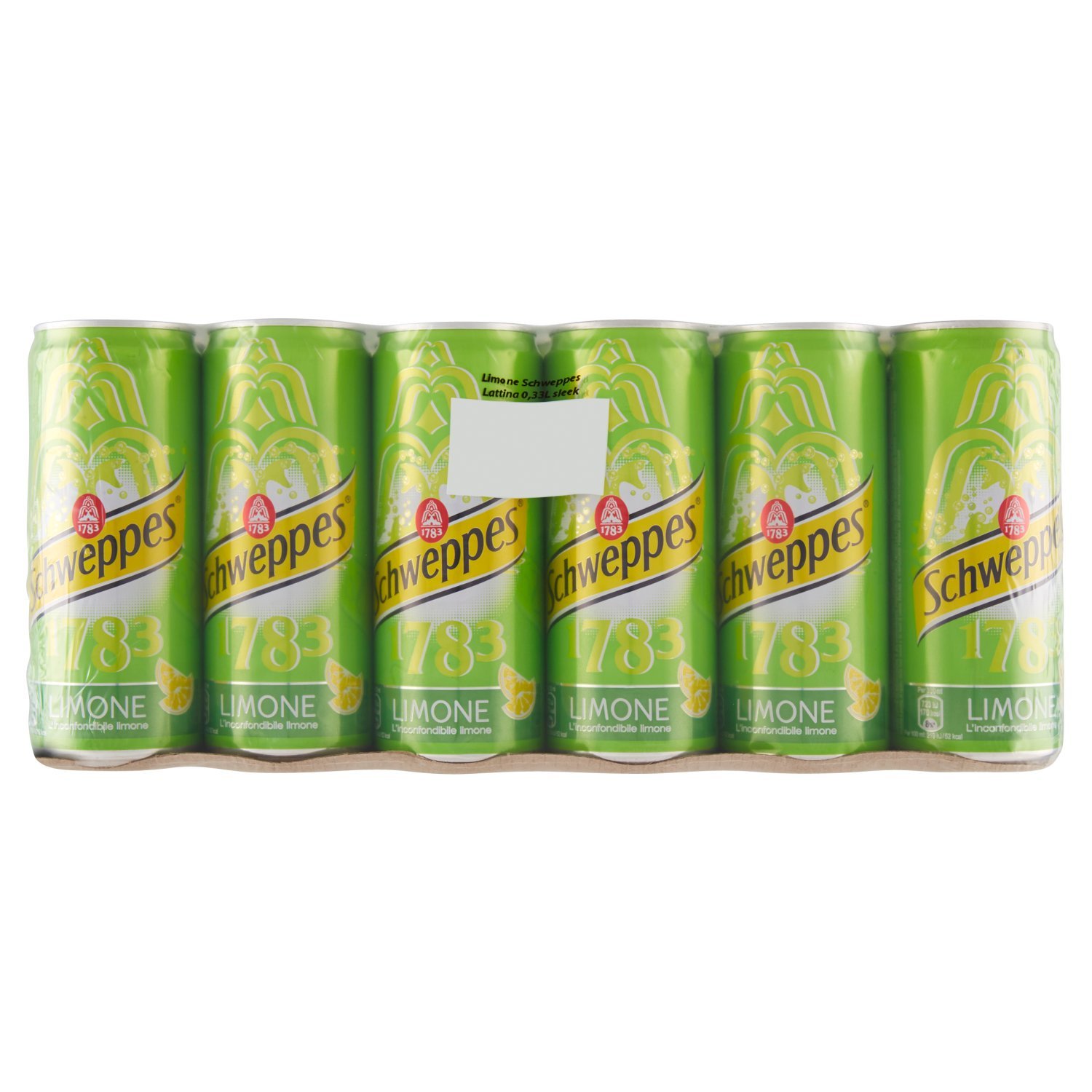 Schweppes Bibita Analcolica Gassata, Limone - Confezione da 24 x 330 ml