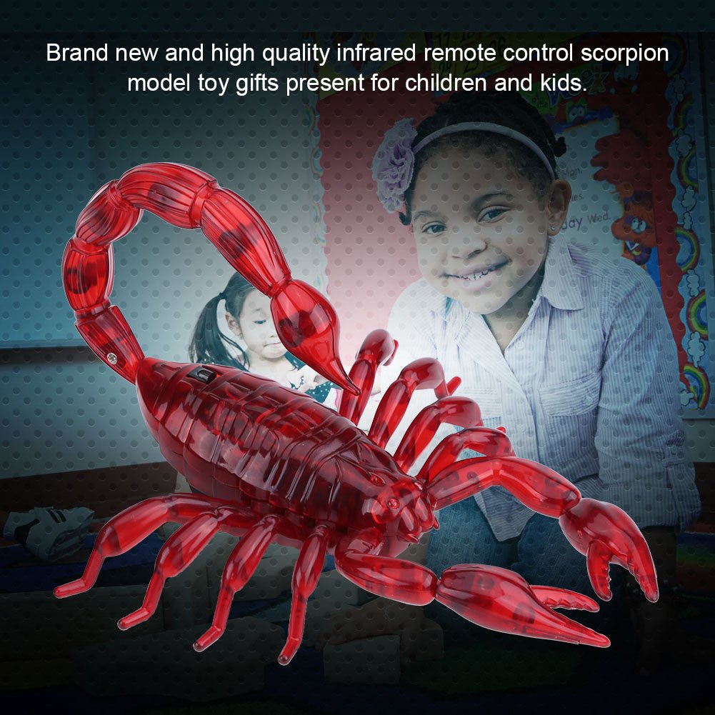 Tengan Scorpion Toys para niños – Control remoto animales escorpión infrarrojo espeluznante broma insecto innovador modelo de juguete para vacaciones fiestas Tengan Scorpion Toys para niños – Control remoto animales escorpión infrarrojo espeluznante broma insecto innovador modelo de juguete para vacaciones fiestas