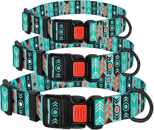 Miniatura 9 de CollarDirect Collar de perro de nailon con hebilla tribal patrón cachorro ajustable collares para perros pequeño mediano grande