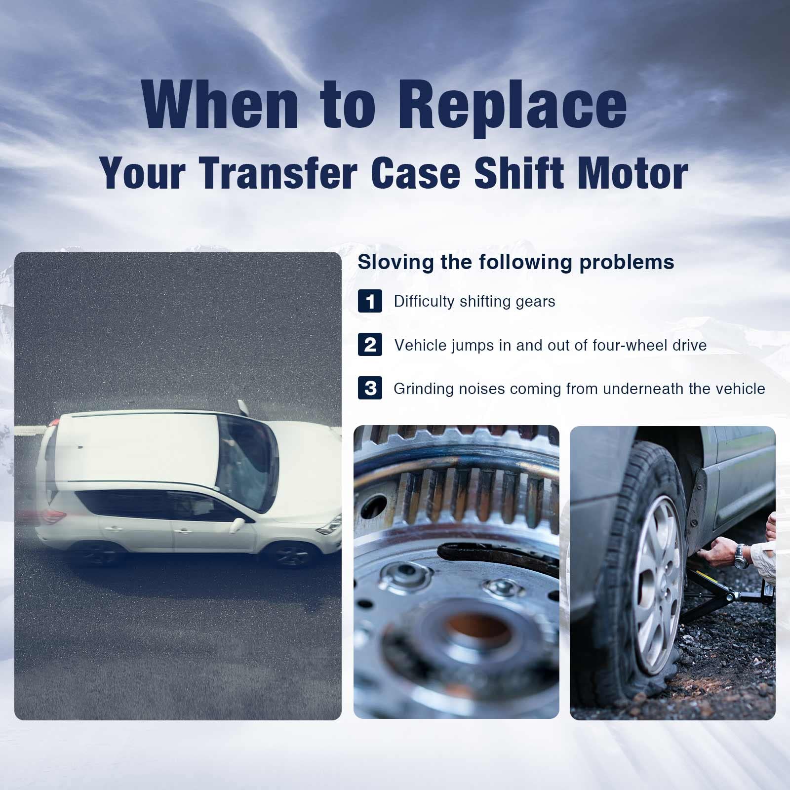 A-Premium 4WD Transfer Case Shift Motor Actuator Compatible with Dodge Durango 2011-2018 Jeep Liberty 2008-2012 Grand Cherokee 2011-2018 68071235AC