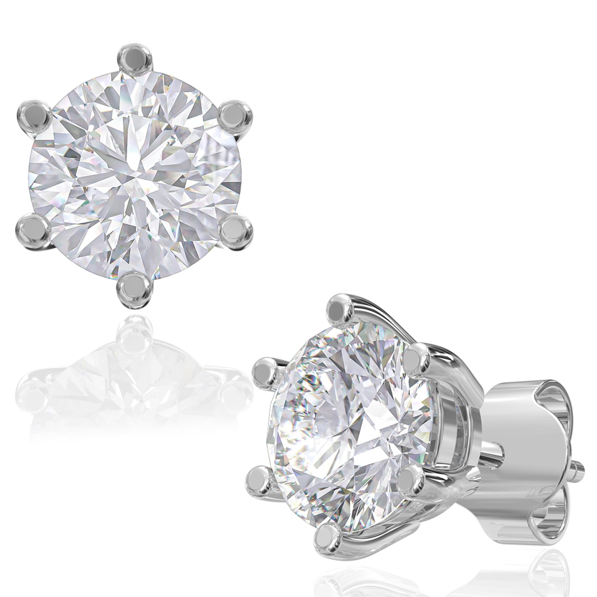 ANAYRA 925 Sterling Silver Earring for Women | Hallmark Certified Silver Earring | Simple Earring | Silver Fine Jewellery for Women | Great Choice for Gifting