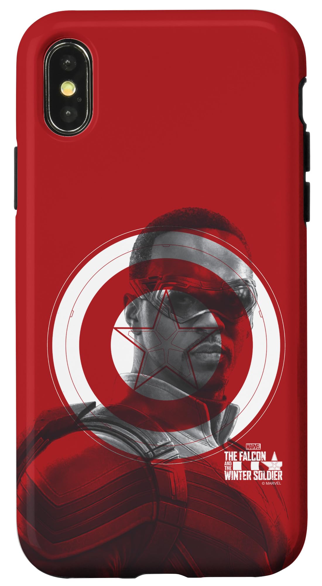 Funda iPhone X Marvel Falcon protectora Winter Soldier Shield 4