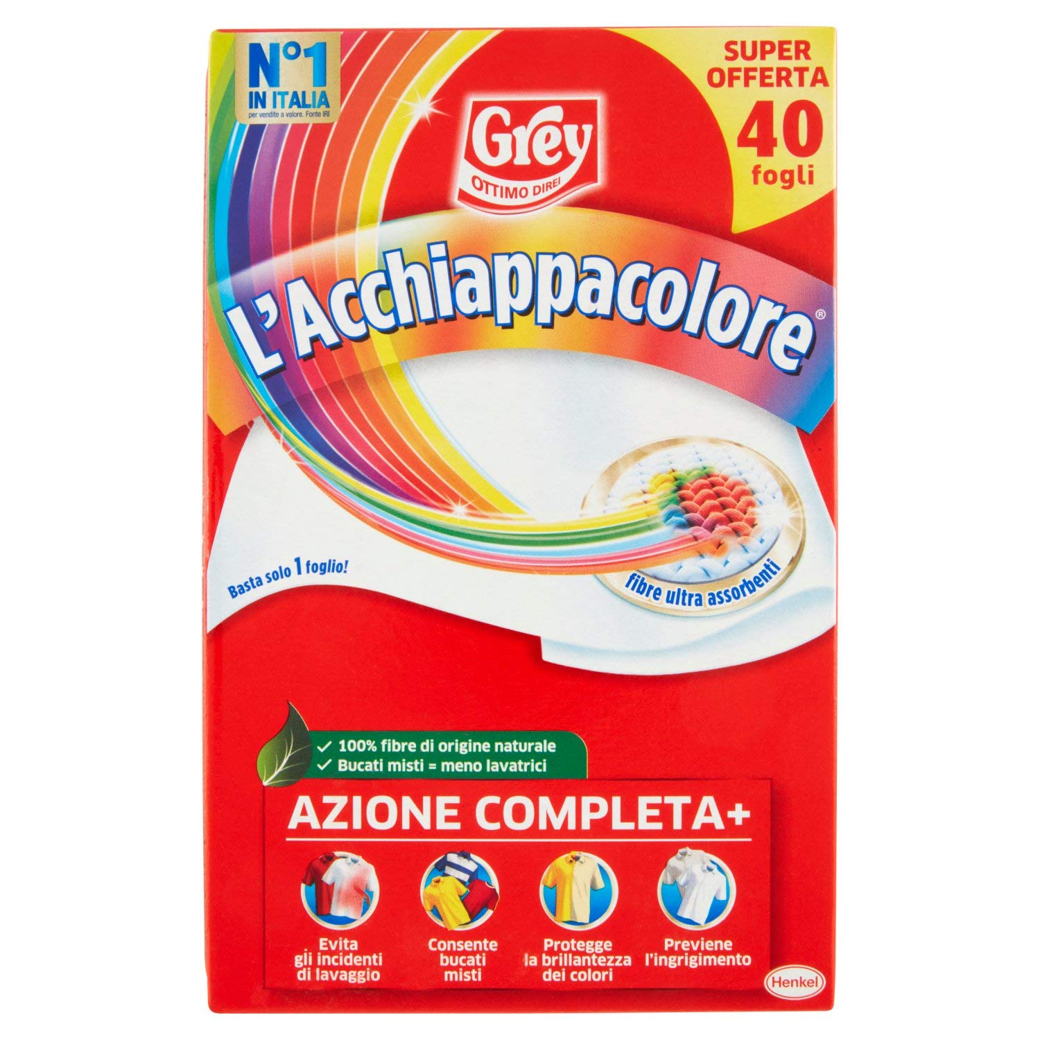 Grey GA0031400 L‘Acchiappacolore, 40 Blatt