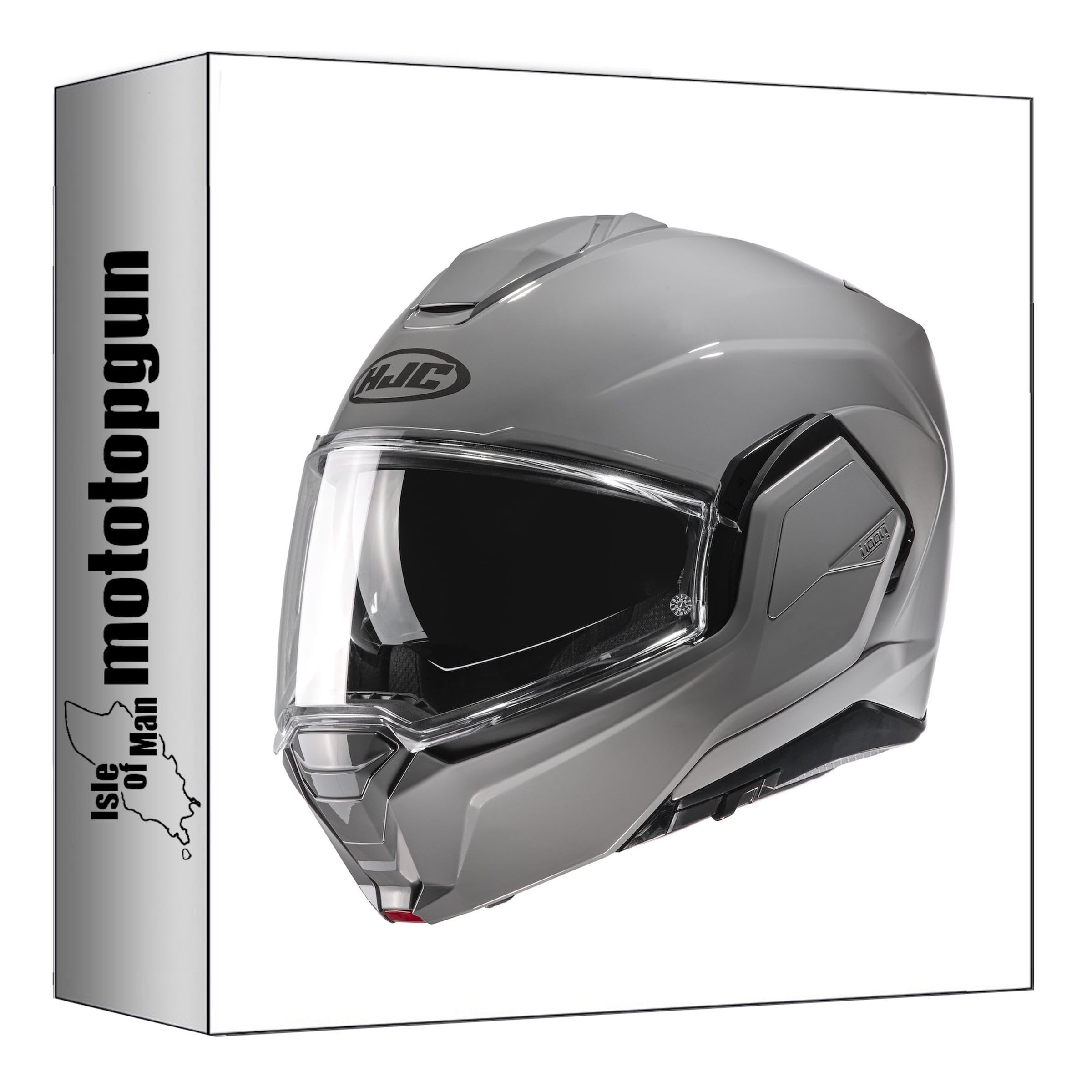 Casque HJC i100 modulable gris XS protégeant du vent et du bruit