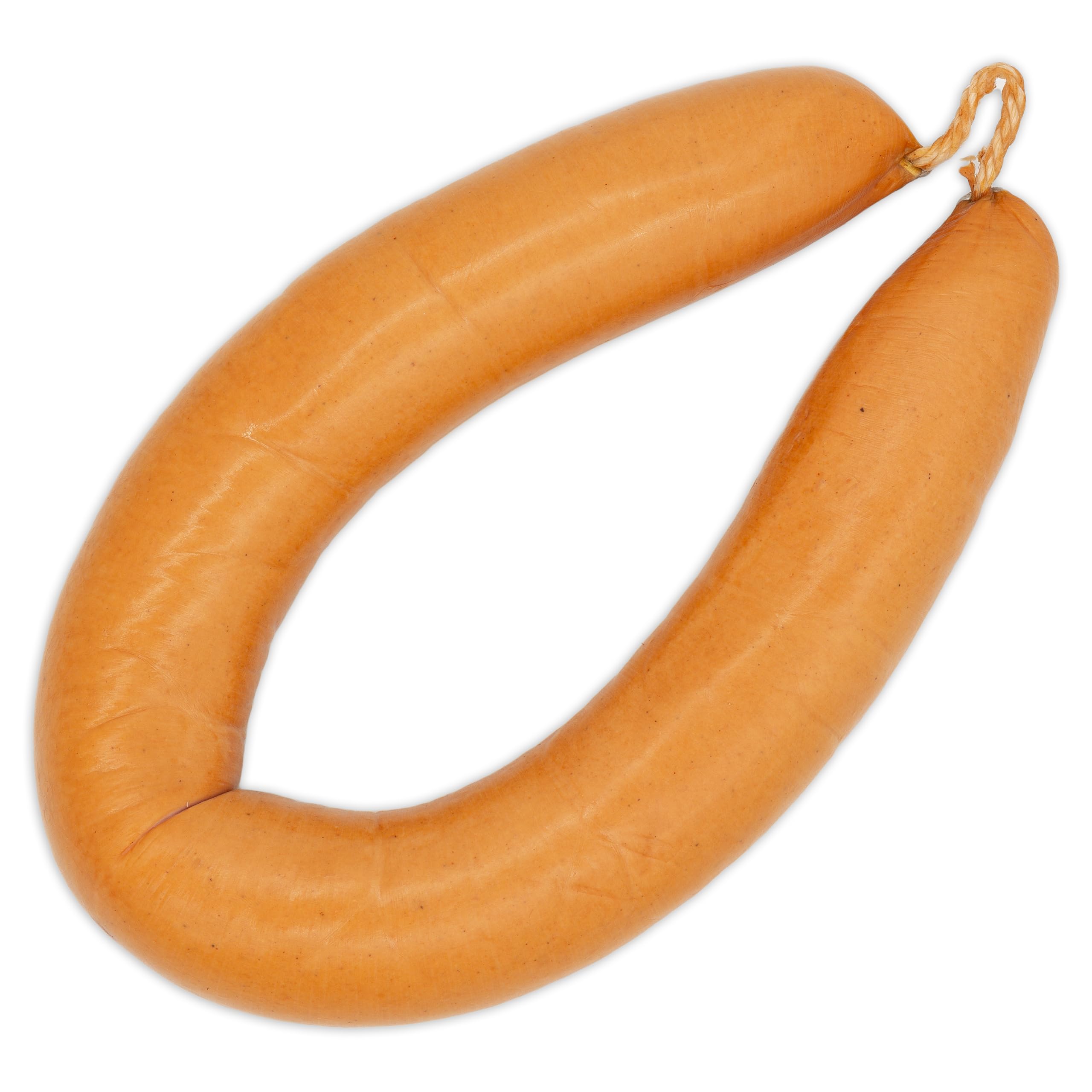 Food-United Lyoner Fleischwurst am Stück 3000g 6 Stück im Ring geräuchert essbare Haut saftig mild würzig ausgesuchte Grundmaterialien von Rind und Schwein Spitzenqualität aus Bayern