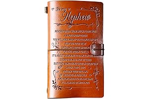 140 Page Refillable Journal Notebooks - A Thoughtful Gift for Your Cherished Nephew