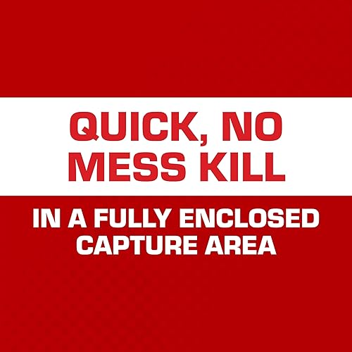 Miniatura 3 de Trampa giratoria Tomcat para ratones, trampa para ratones completamente cerrada que proporciona una muerte rápida y sin desorden, 2 trampas