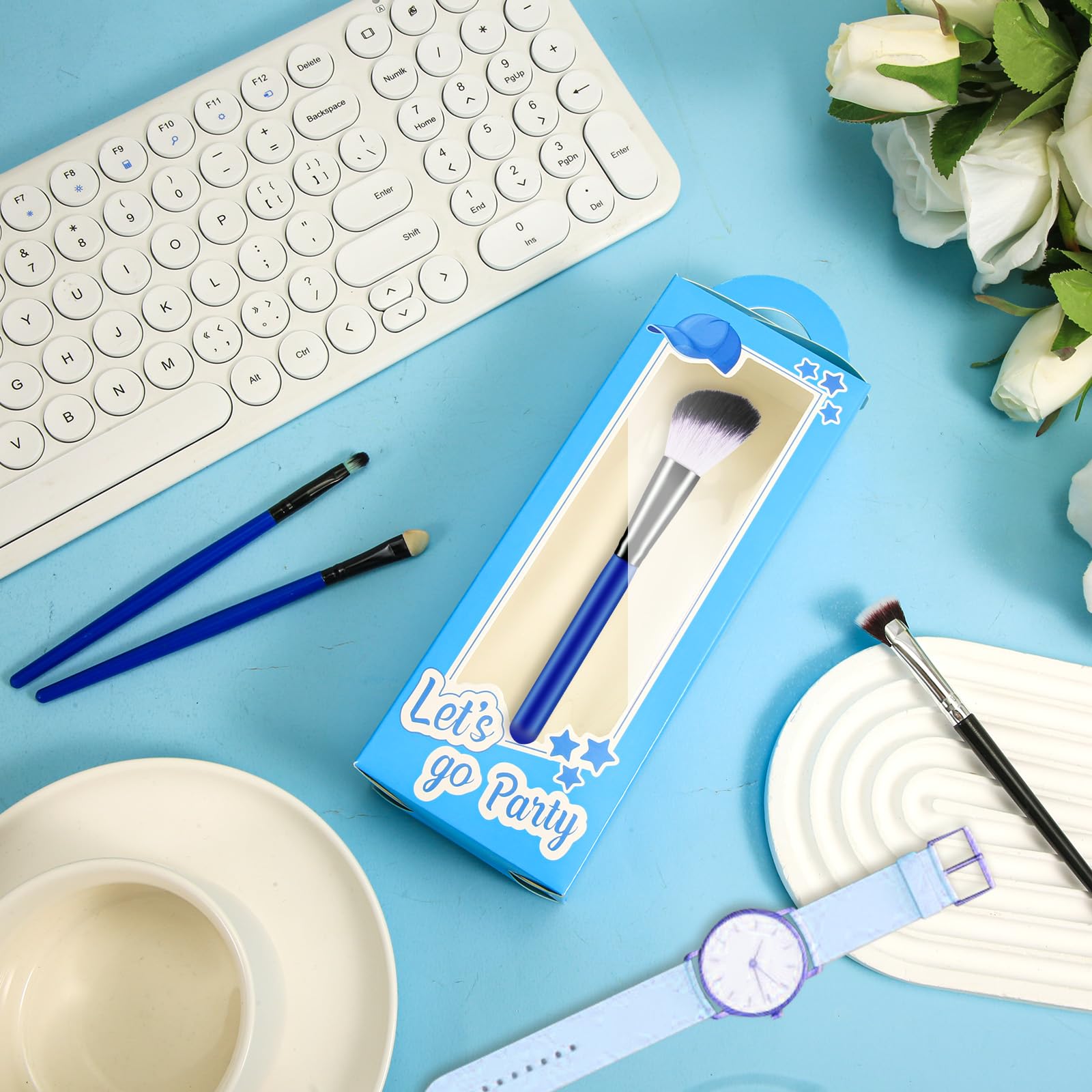 10pz Blu Scatole per Bomboniere Blu Scatole Regalo per Bambole