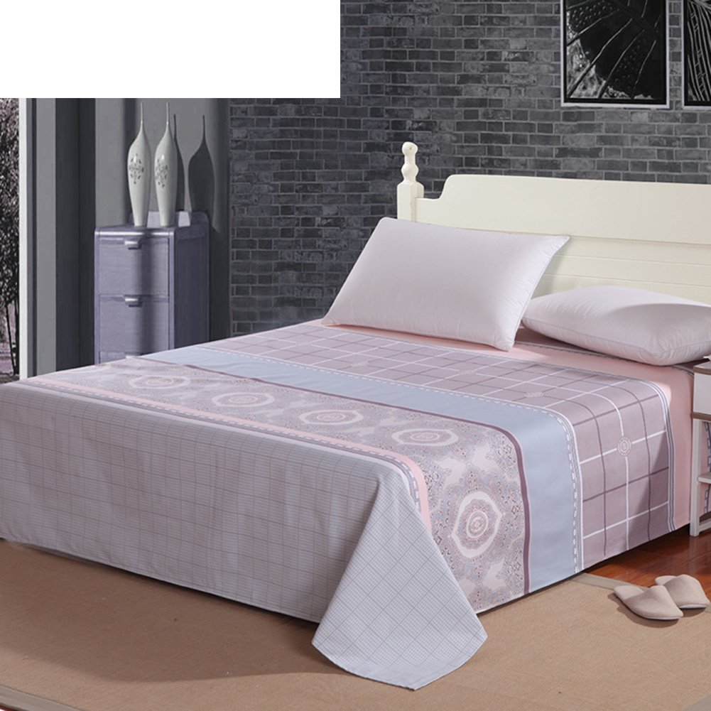 Drap double pur coton motif feuilles tissage traditionnel 160x240