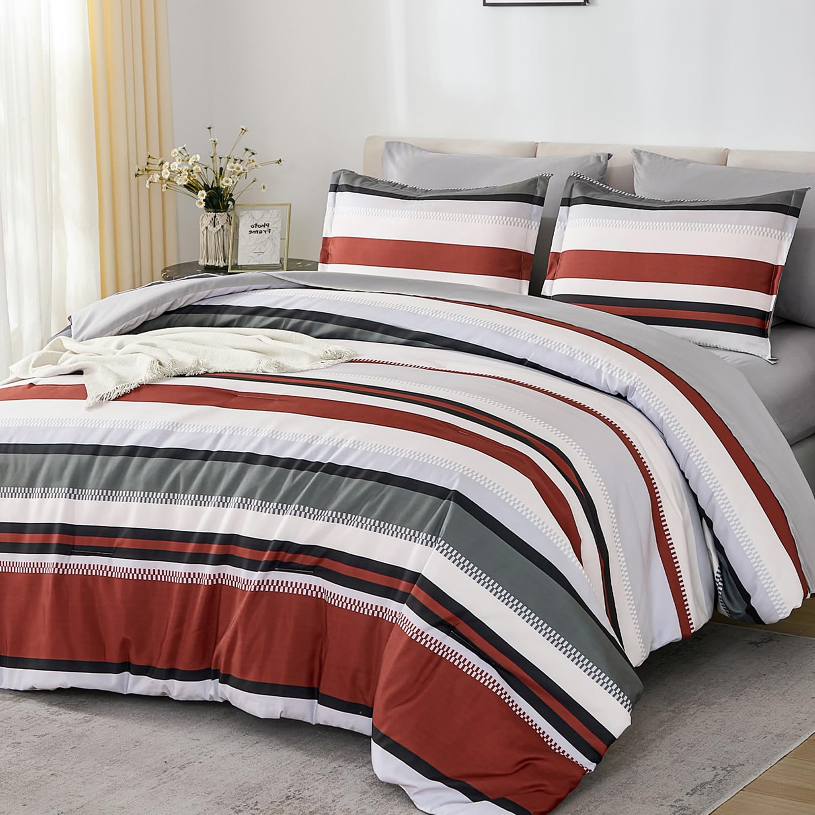 Juego de edredón de alta densidad WONGS BEDDING YS01AB091030F7U-A acabado premium
