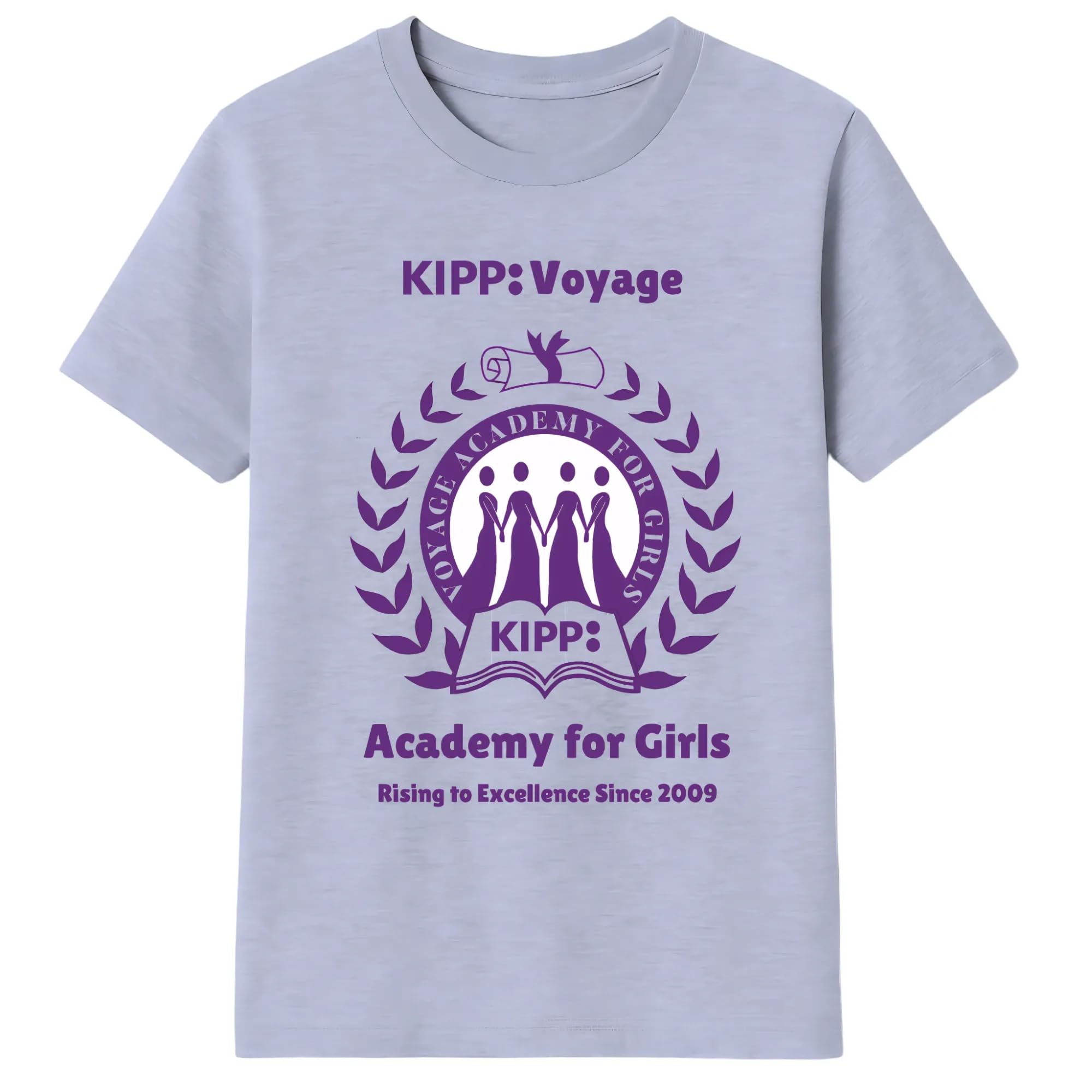 Kipp Texas Unisex-Child Kipp Youth Voyage Academy for Girls Short Sleeve Spirit Tee