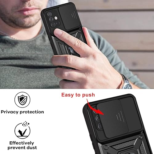 Vista 30 de Carcasa de soporte compatible con Motorola Razr 2023, con cubierta deslizante para lente de cámara compatible con Motorola Razr 40 5G 2023 XT2323-1