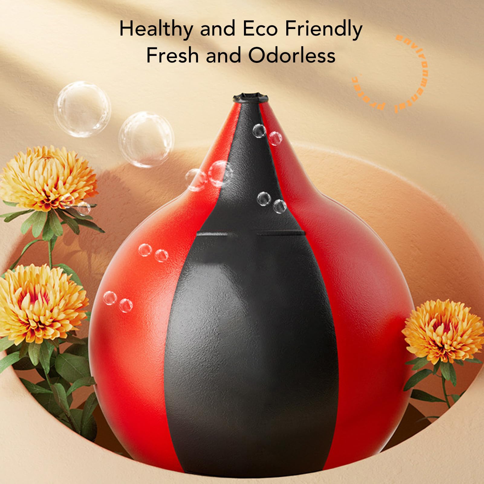 Double End Bag Boxing Ball,PU Leather Double End Punching Bag Boxing Striking Improve Reflexes, Fast Speed Hanging Boxing Ball for Training