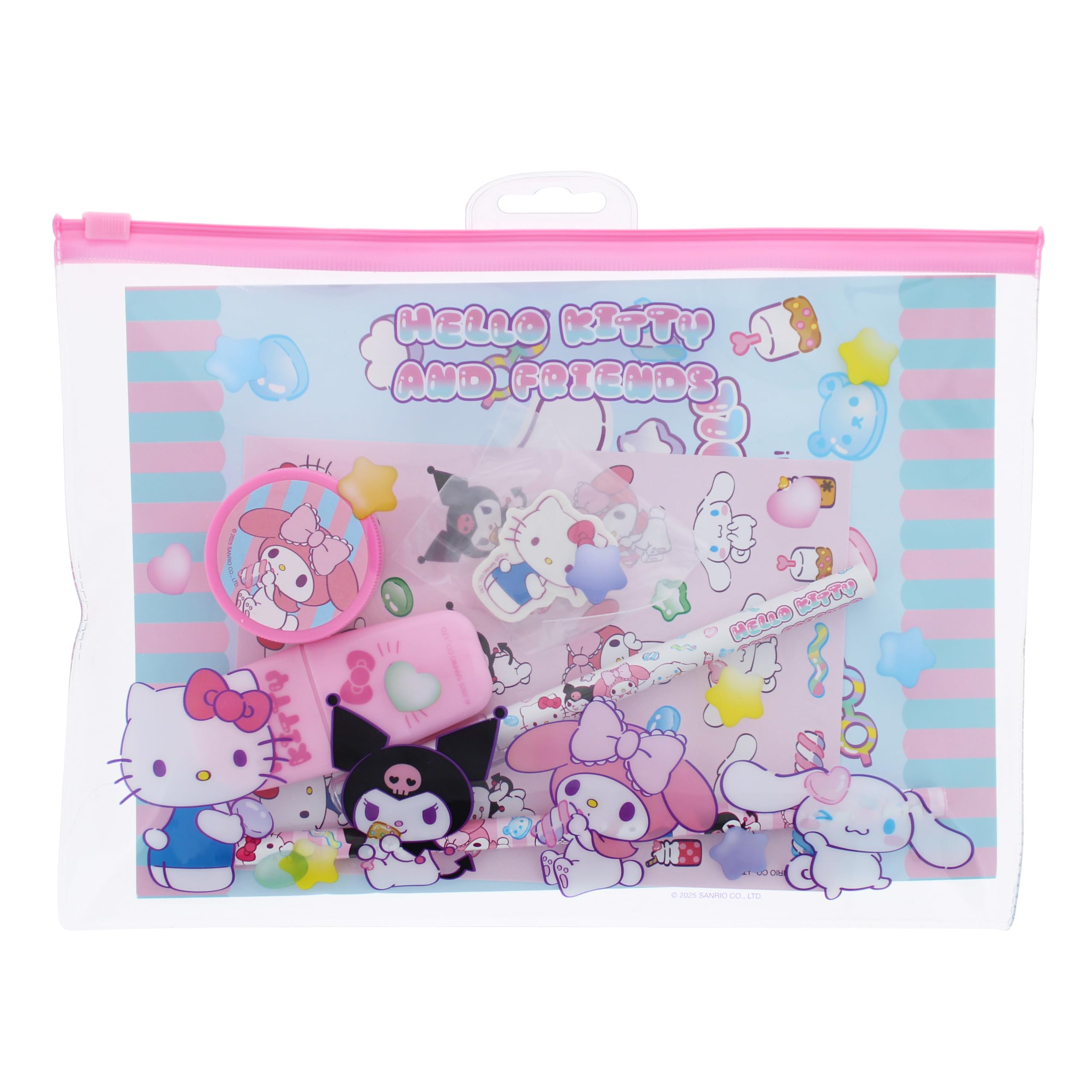 Hello Kitty Super Stationery Set | Cute Kawaii Stationery Supplies | Hello Kitty Gifts | Sanrio School Supplies
