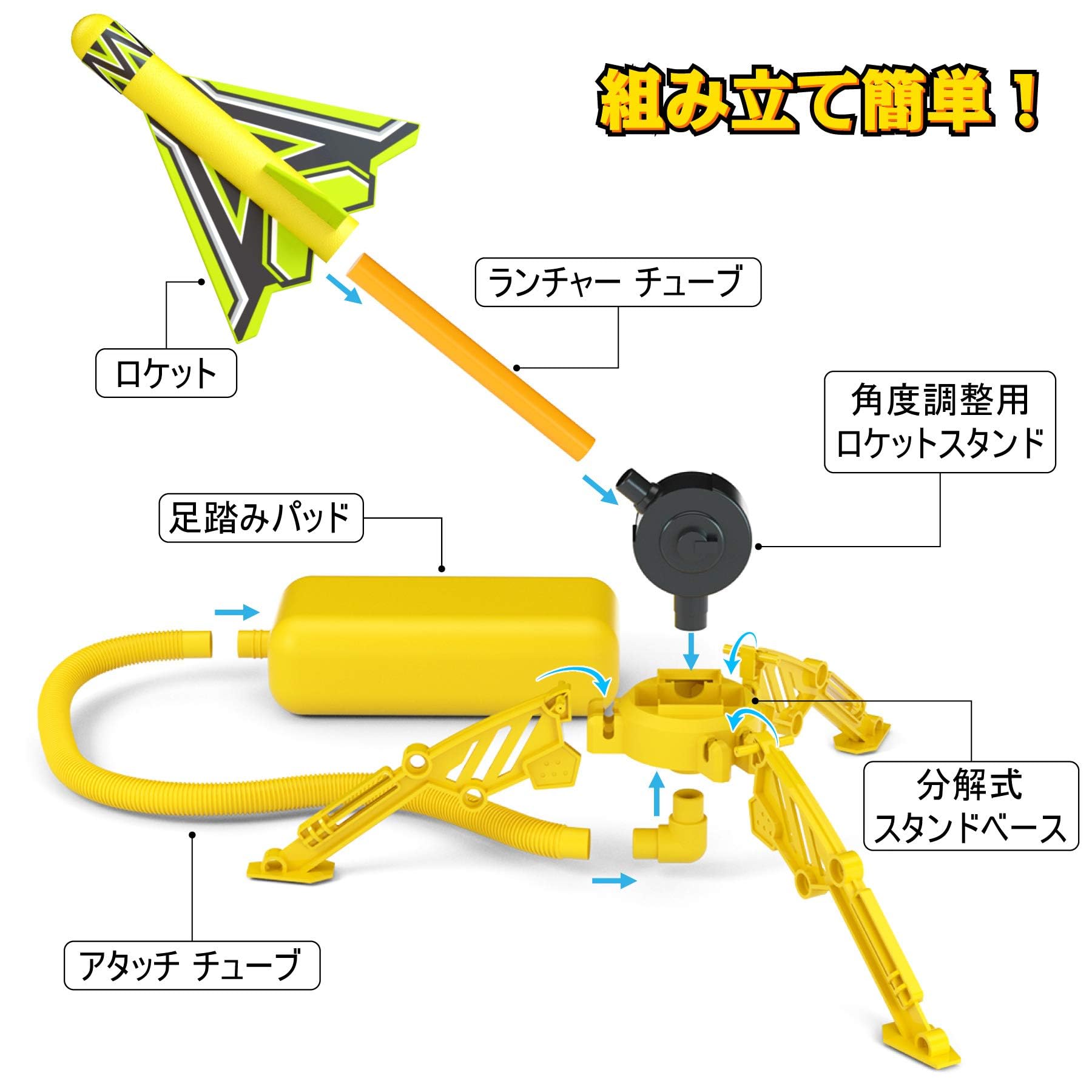Amazon.co.jp: Jasonwell 外遊び ロケットランチャー 外遊び