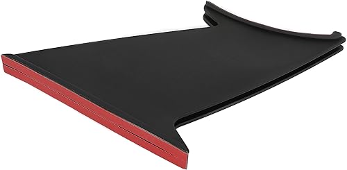 Miniatura 4 de HECASA Estabilizador de ala de alerón compatible con Subaru WRX STI Sedan 2015-2021 negro Spoiler Stiffi Soporte 2 piezas