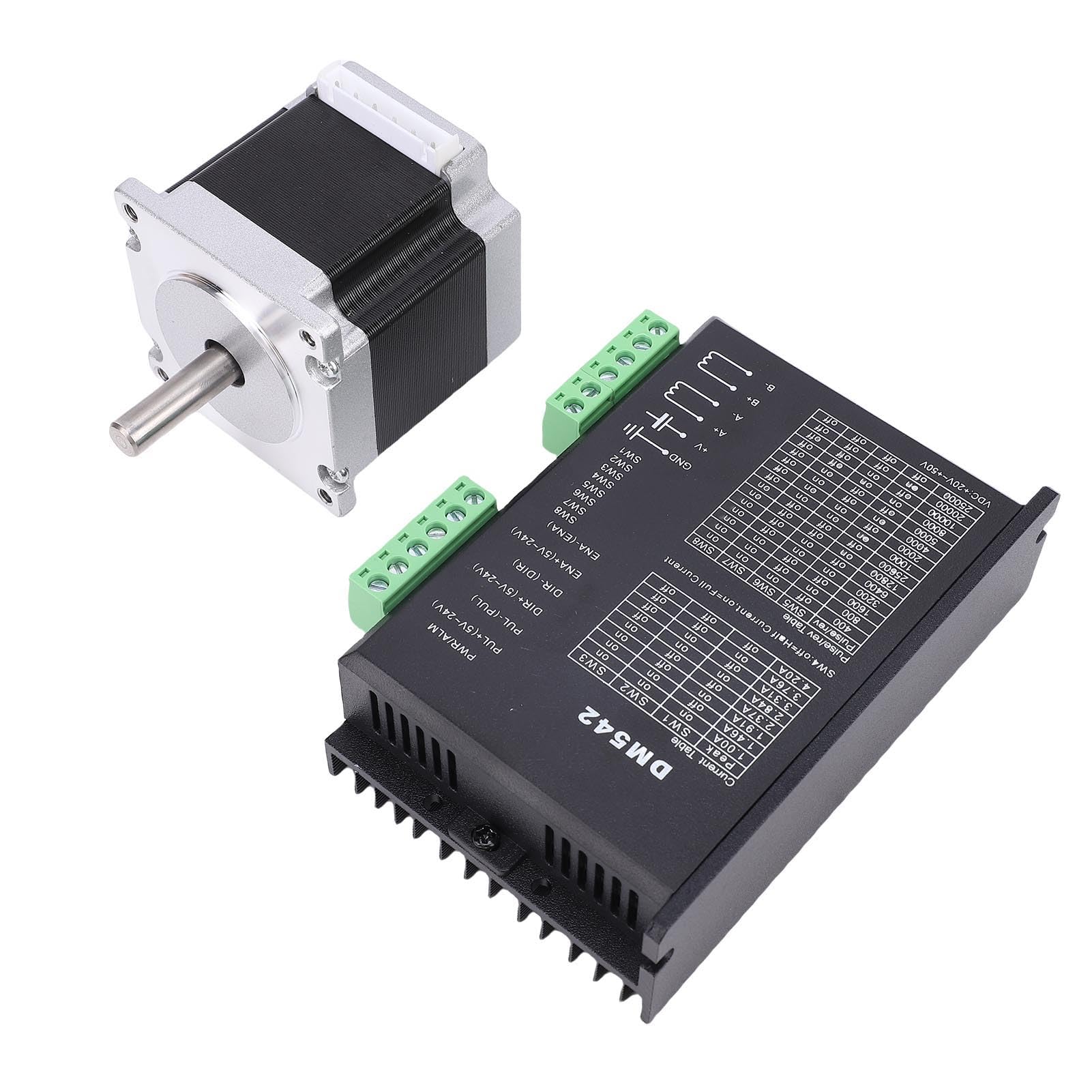 Schrittmotor-Kit mit Geschlossenem Regelkreis Nema 23, Hohes Drehmoment 126 N.cm für CNC-Graviermaschine, 8 Mm Welle, 2,8 A-Einheit
