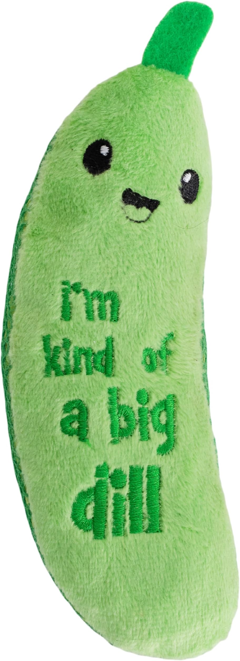 Catstages Catnip Toys for Cats - Fun Pickle-Shaped Toy For Kittens & Adults - Crinkle Catnip Toy For Cat Dental Care Including Teething - Hours of Fun & Enrichment, Best for Indoor Cats.