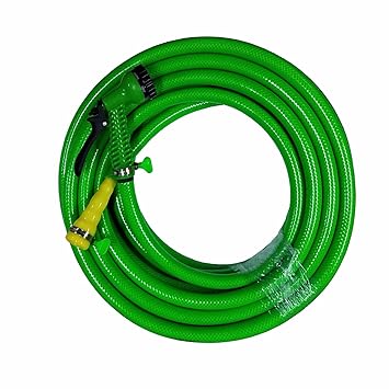 TechnoCrafts PVC Braided water Pipe For Kitchen Cleaning Sets 15 meter (50 feet) 3/4