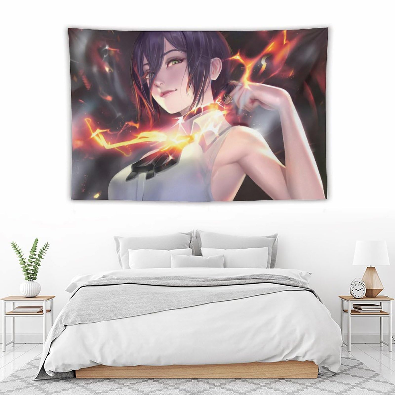 Amazon.co.jp: タペストリー 大判 チェンソーマン レゼ 壁掛け アニメ