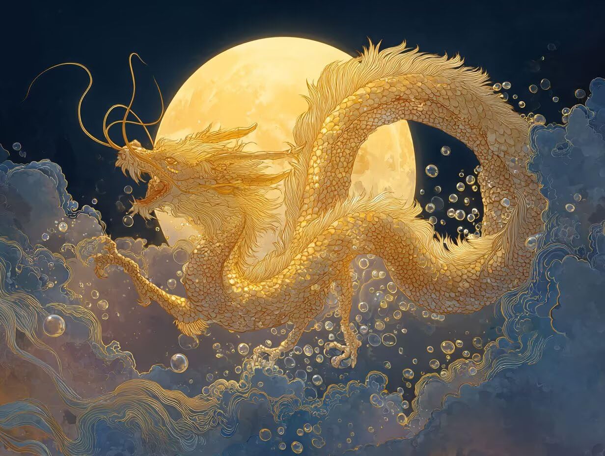 Malowanie według numerów dla dorosłych, Dragon Moon 80x100cm Akrylowe malowanie według numerów dla dzieci Dorośli Początkujący Malowanie 3 pędzlami Akwarela Malowanie według numeru Dzieci Zestaw do