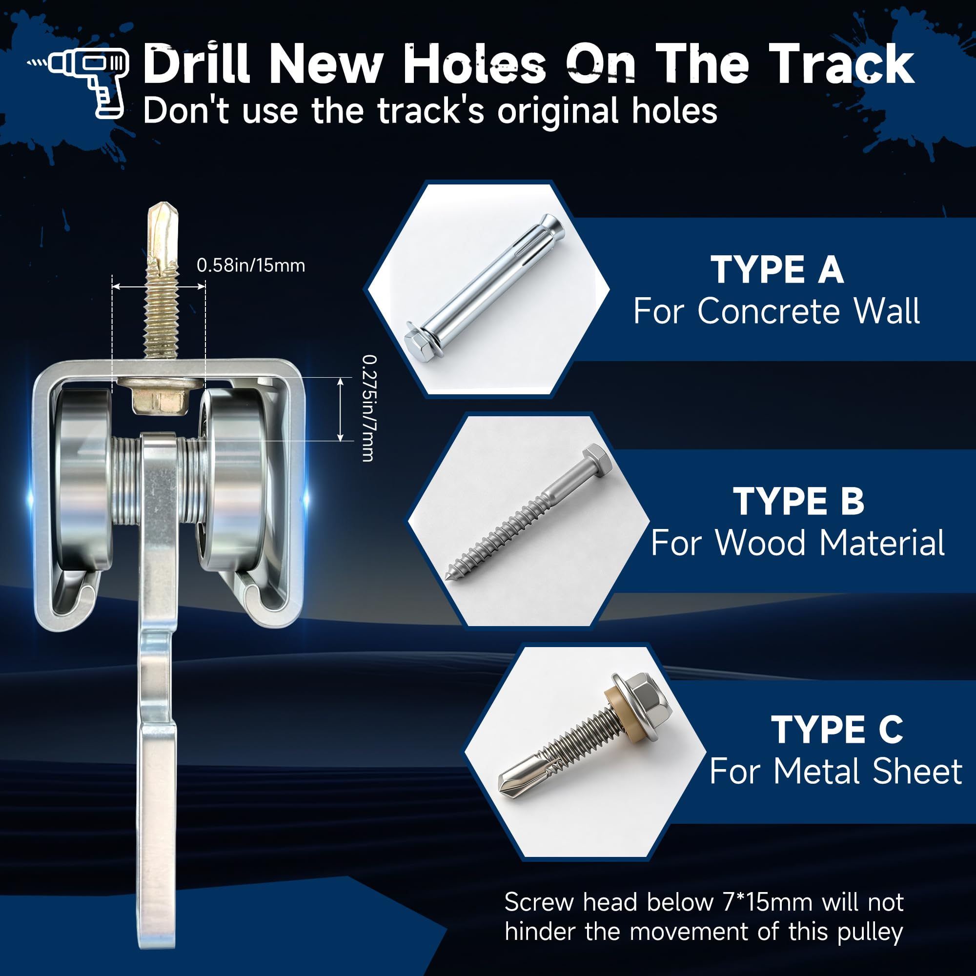 4-Wheel Trolley Assembly Rollers.Strut Channel Rollers Trolley.for use with 1-5/8" Wide and All 1-5/8" or Taller Strut Channel. — Amazon image 7
