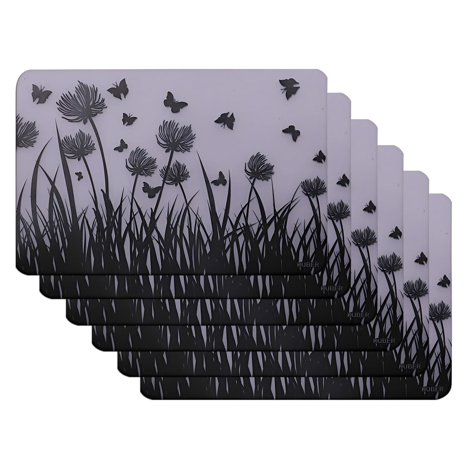 Kuber Industries Fridge Mats - Floral Design -12