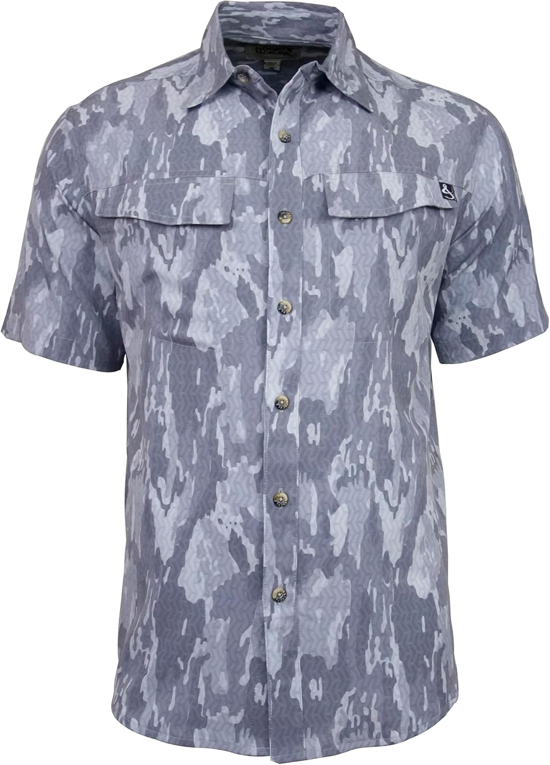 Hook & Tackle Men's Geo Camo UV Vented Fishing Shirt