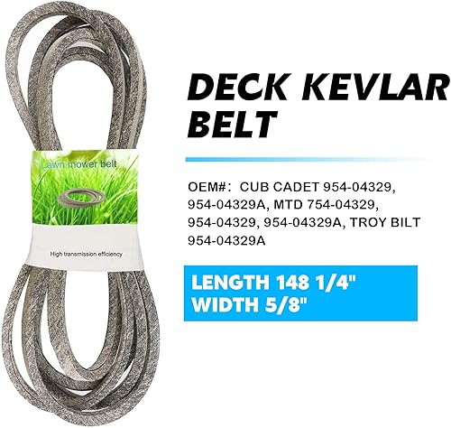 Miniatura 6 de Kit de reconstrucción de cubierta para MTD Cub Cadet Craftsman 54 pulgadas RZT L54KH S54 L54KW ZT S54KH Z6600, 3 husillos 618-06978 918-06978, 3