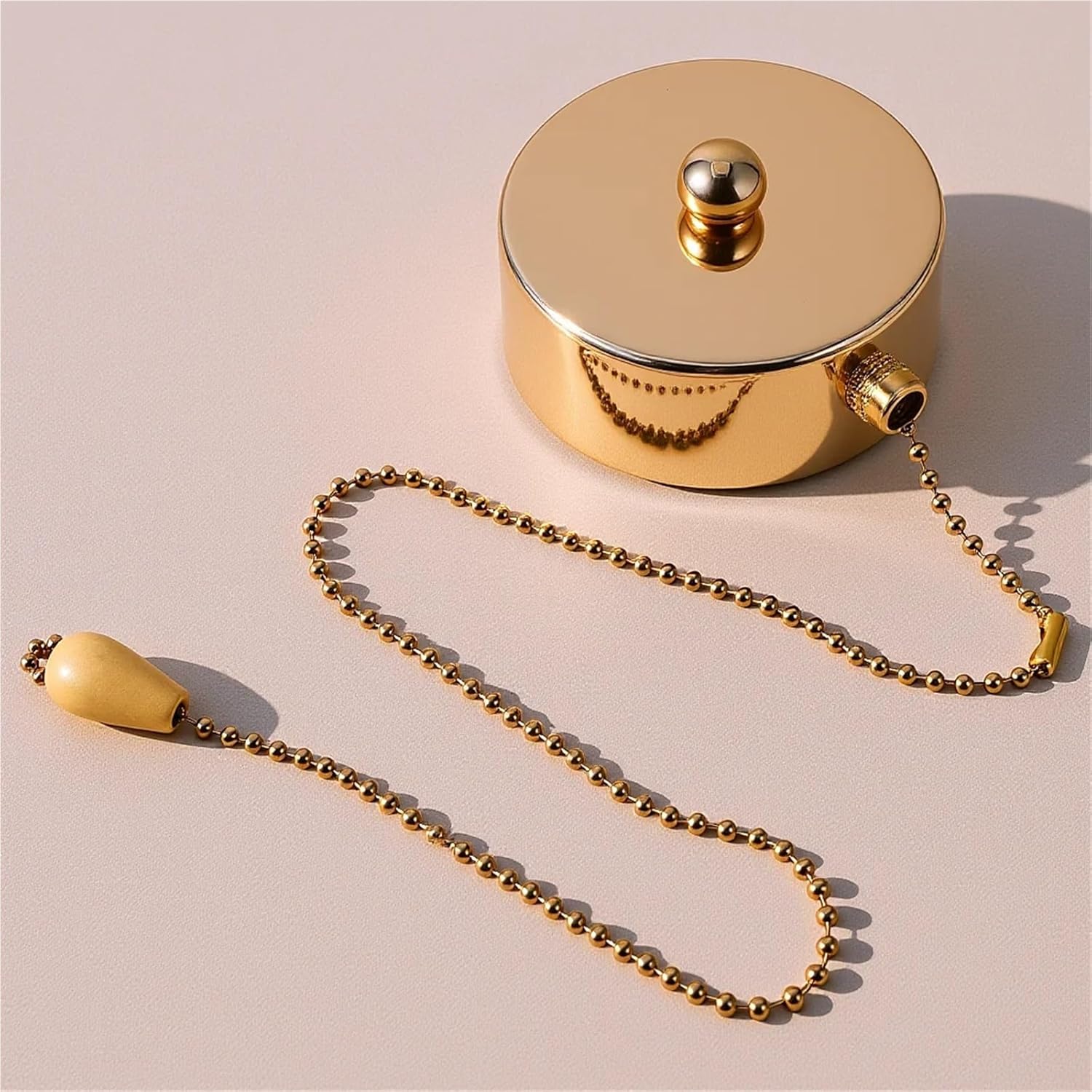 Ceiling Fan Pull Chain 2Pcs Pull Chain Switch for Ceiling Fan Light Fixture Wall Mount Pull Cord Switch Replacement for Indoor Outdoor Lighting for Ceiling Fans and Lamps