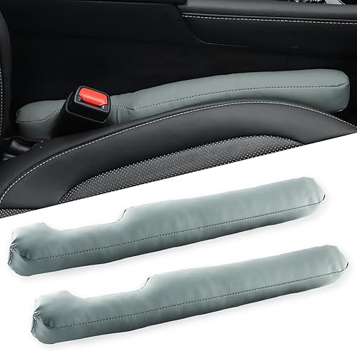 Miniatura 8 de UREHEPO Relleno de cuero para asiento de automóvil, SUV, camión, accesorios interiores de automóvil para evitar que las cosas se caigan, llenar el