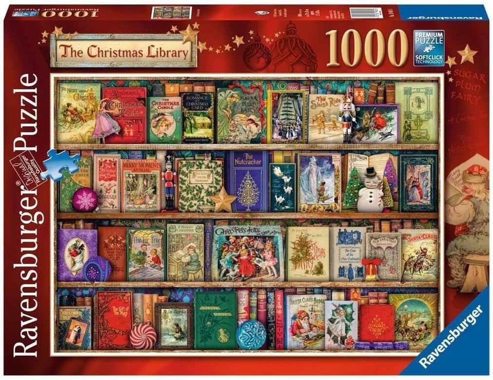 Ravensburger The Christmas Library, 1000pc Jigsaw Puzzle