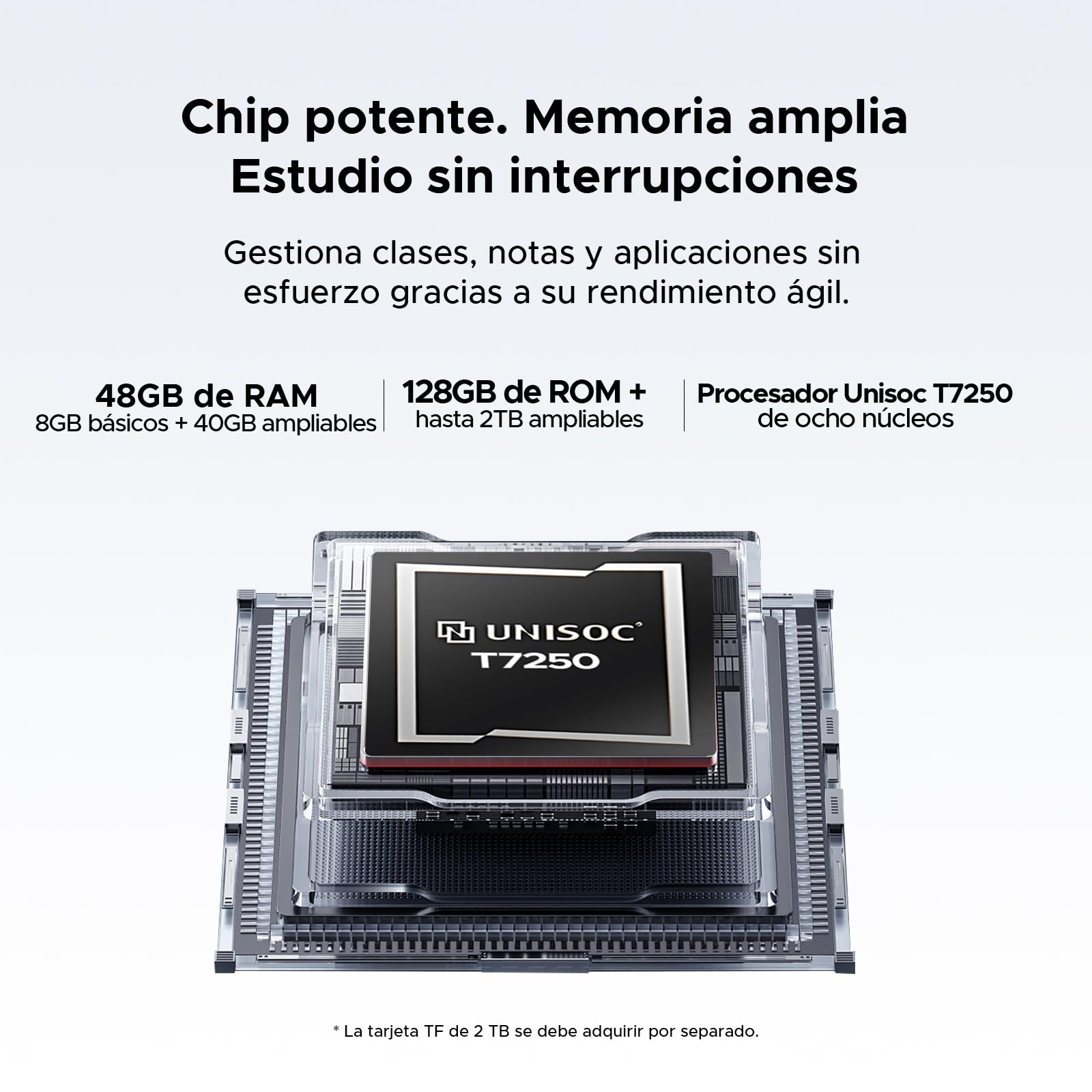 P11 Pro Tablet Android 16 2.4K 90Hz 11 Pulgadas Gemini AI 48GB RAM 128GB ROM T7250 Octa-Core 13MP 5MP 8800mAh 5G WiFi Negro