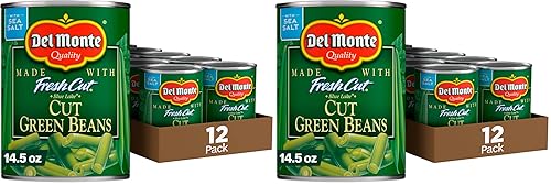 Del Monte Judías verdes Blue Lake de corte fresco enlatadas, 14.5 onzas (paquete de 24)