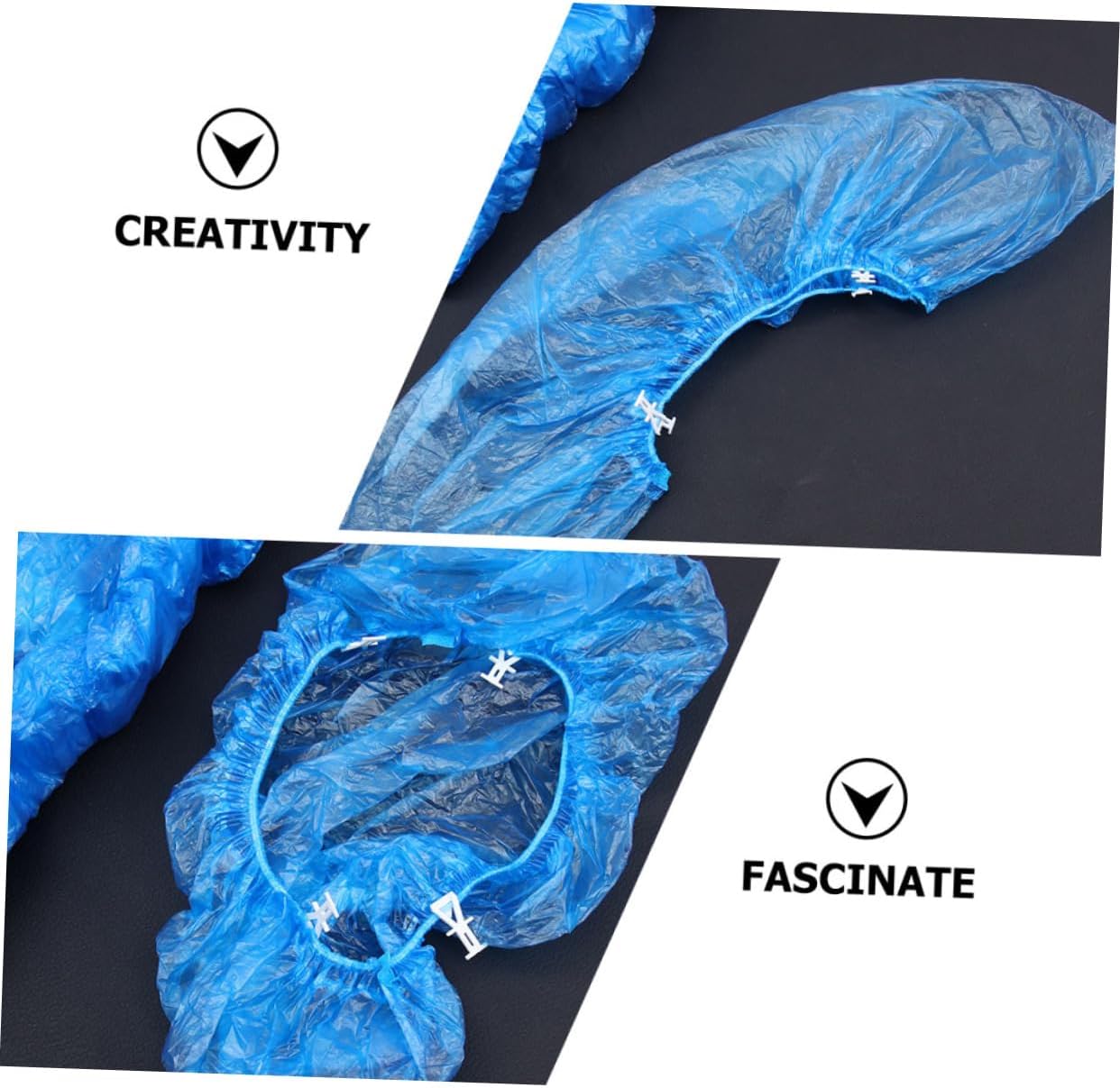 100pcs Rain Shoe Covers T-buckle Disposable Replacement for Shoe Cover Machine Home Outdoor Use