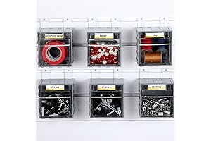 Huwena Slatwall Bins: The Ultimate Storage Solution for Garage, Craft Room, and Panel